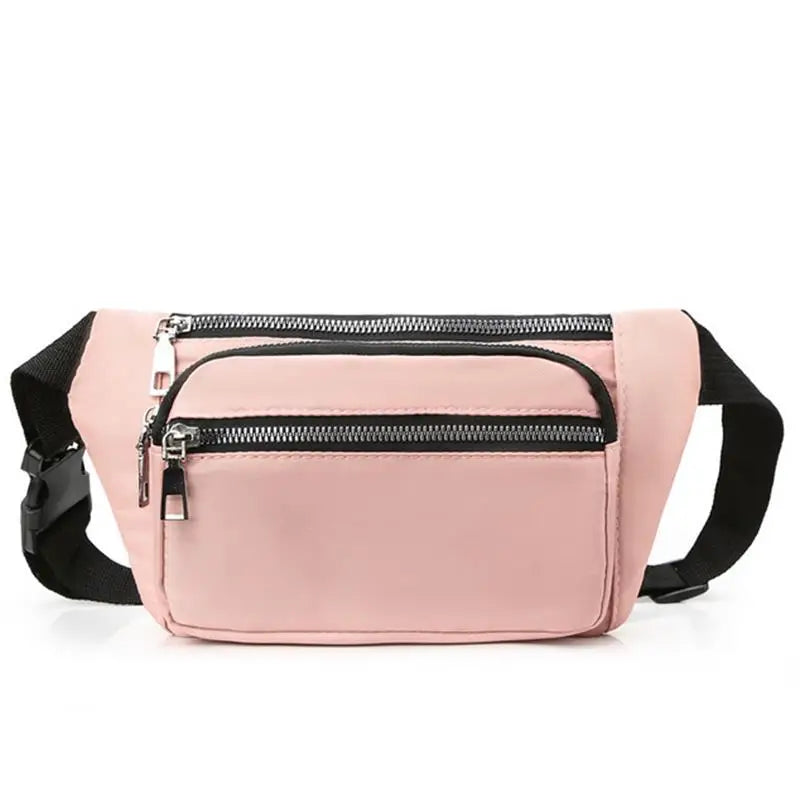 2024 Oxford Cloth Waist Bag Zipper Chest Bag Sport Travel Girl Belly Pocket Hip Bum Bag Fashion Phone Fanny Pack for Women