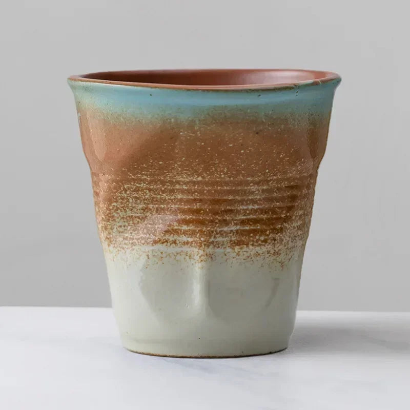Ceramic Coffee Mug, Pottery Cups, Porcelain Tea Cup, Drinking Water, Teacup Mug, Kiln Change, 200ml, 1Pc