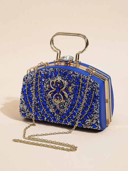 Beg Makan Malam Mini Beads Elegant Beads Satchel, Beg Tangan Parti Mewah Berkilauan Klasik Untuk Wanita, Hadiah Festival Untuk Wanita 