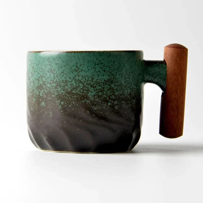 70ml Ceramic Retro Coffee Cup Office Water Cup Filter Tea Mug Ceramic Coffee Mug Handmade Tea Coffee Cup  Birthday Gift