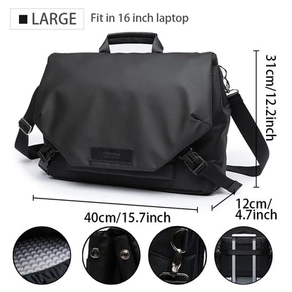 2024 Men's Messenger Crossbody Shoulder Bags Men Small Sling Pack For Work Business Waterproof Oxford Packs Satchel Purse