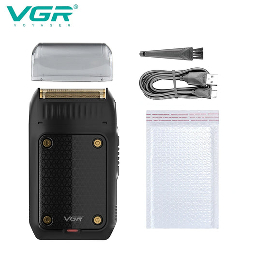 VGR Razor Electric Shaver Professional Hair Trimmer Rechargeable Razors Portable Beard Trimmer Mini Hair Shaver for Men V-353