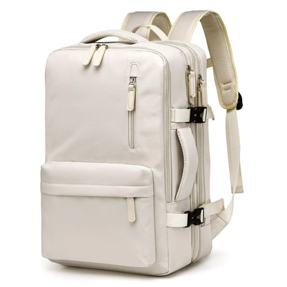 Beg Perjalanan Perjalanan 40x20x25 Kabin Beg Y2k Kalis Air Carryon Untuk Komputer Riba 15.6 Inci Berkualiti Tinggi Ryanair Dengan Sukan Pengecasan USB 