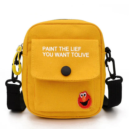 Beg Crossbody Kanak-kanak Beg Kanvas untuk Ibu Lelaki Beg Kanak-kanak untuk Dompet Perempuan dan Beg Tangan Beg Kelas untuk Perempuan Beg Bahu Wanita Сумка 