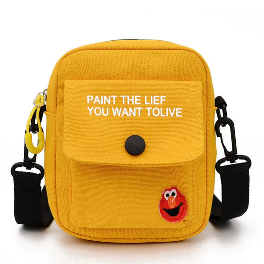 Beg Crossbody Kanak-kanak Beg Kanvas untuk Ibu Lelaki Beg Kanak-kanak untuk Dompet Perempuan dan Beg Tangan Beg Kelas untuk Perempuan Beg Bahu Wanita Сумка 