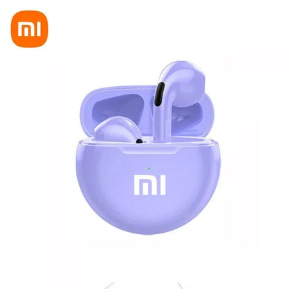 2024 Mijia Xiaomi Air Pro 6 TWS Fon Telinga Bluetooth Wayarles Pod Earbuds Fon Kepala Sukan Untuk Fon Kepala IPhone Apple Android 