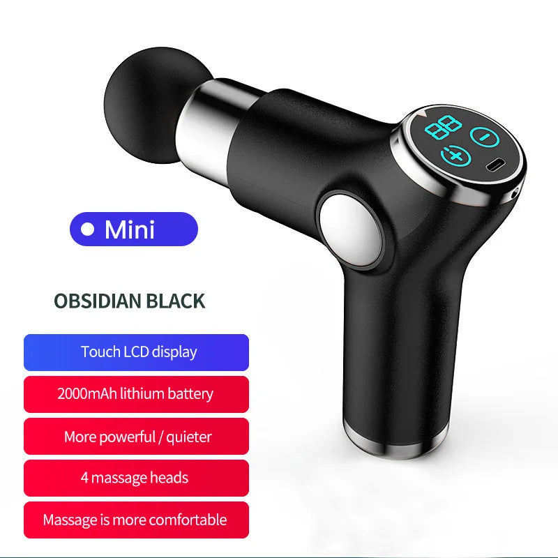 Mini Charging Fascia Gun Vibration Massage Gun Muscle Relaxation Massager Portable Fitness Device Mini Fascia Gun