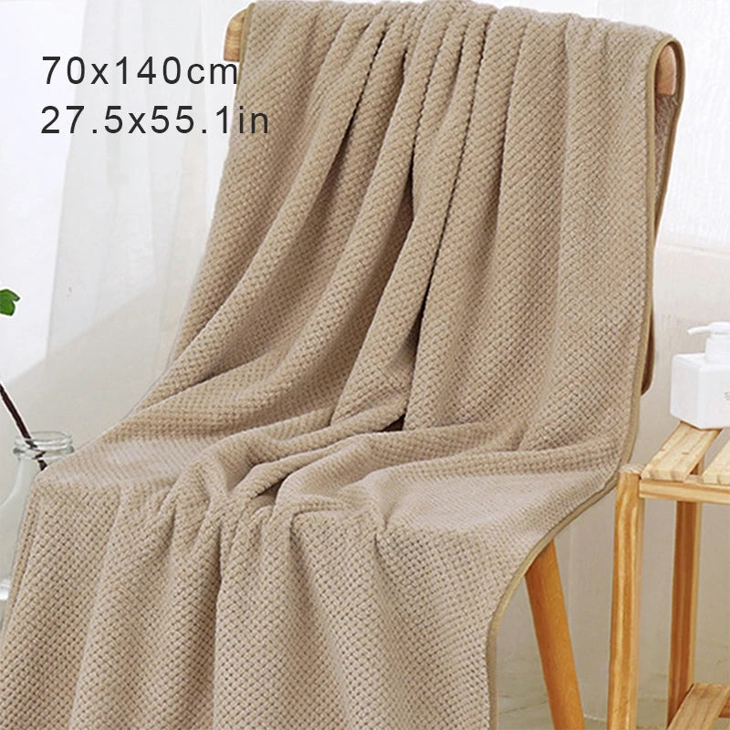 High quality thicken Coral velvet bath towel Soft Quick Absorbent Bath Towel Bathroom Hotel Eco-Friendly Beach Towel For Home