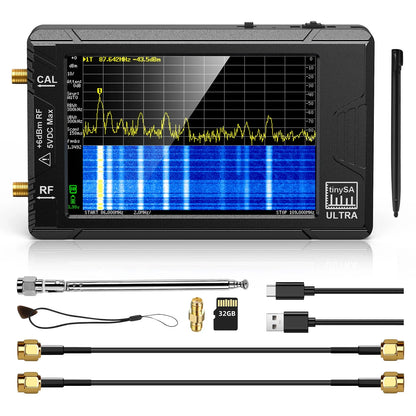 Penganalisis Spektrum LiteVNA 50kHz-6.3GHz NanoVNA Vector Network Analyzer Sokongan Penyimpanan Data litevna 64 Antena Analyzer 