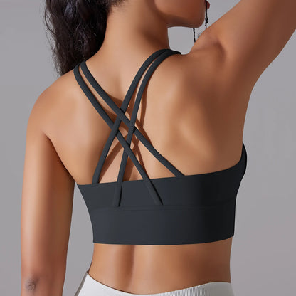 Tops Yoga BraTank Wanita untuk Kecergasan Bogel Feel Sport Bra Gym Vest Wanita Kamisol Senaman Pakaian Dalam Pakaian Sukan 