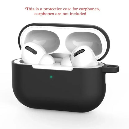 Untuk AirPods Pro Sarung Perlindungan Silikon Warna Pepejal Baru Apple Bluetooth Alat dengar Sarung Pelindung Lembut 