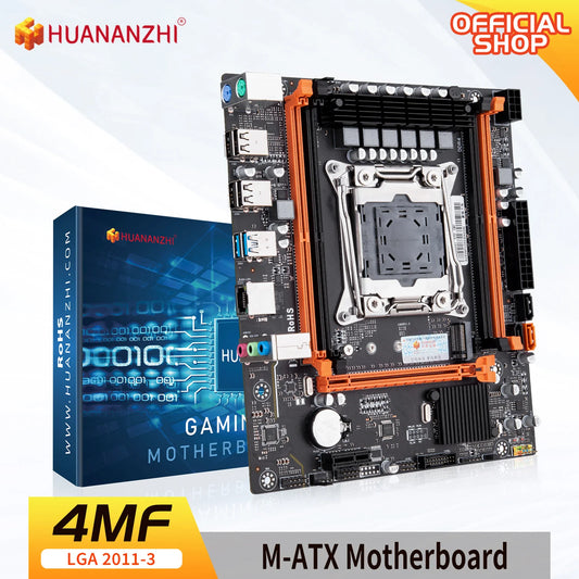 HUANANZHI X99 4MF LGA 2011-3 Papan Induk XEON X99 Intel E5 2620 2640 2666 2670 2678 V3 V4 sokongan DDR4 RECC BUKAN ECC Memori NVME