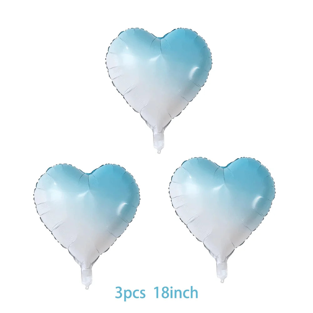 40Inch Colorful Gradient Number Balloon 0-9 Digit Foil Helium Balloon Butterfly Girl Birthday Party Decor Baby Shower Kids Gifts