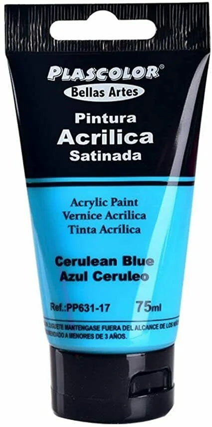 Pinturas Acrílicas para Manualidades y Uso Profesional, Colores, 75ML