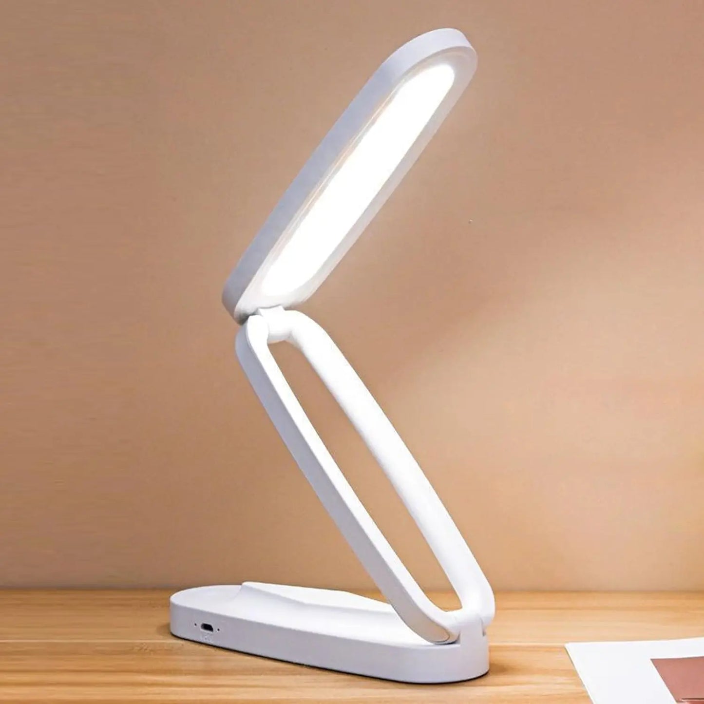 1pc LED Desk Light Foldable Reading Light USB Desk Light With Touch Sensing And Battery Charging Foldable And Portable lamp