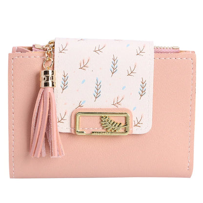 2023 Fashion Ultra-thin Wallet Short Wallet for Woman Mini Coin Purse Ladies Clutch Small Wallet Female Pu Leather Card Holder