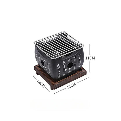 Barbecue Oven Grill Aluminium Alloy Outdoor Bbq Stove Indoor Portable Japanese Roasting Cuisine Stoves Charcoal Barbecue Tools