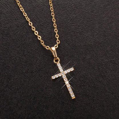 Pendant Hip Hop Cross Accessories Necklace Women Korean Fashion Kpop Emo Chain Collar Choker Valentines Gift Charm Jewelry 2024