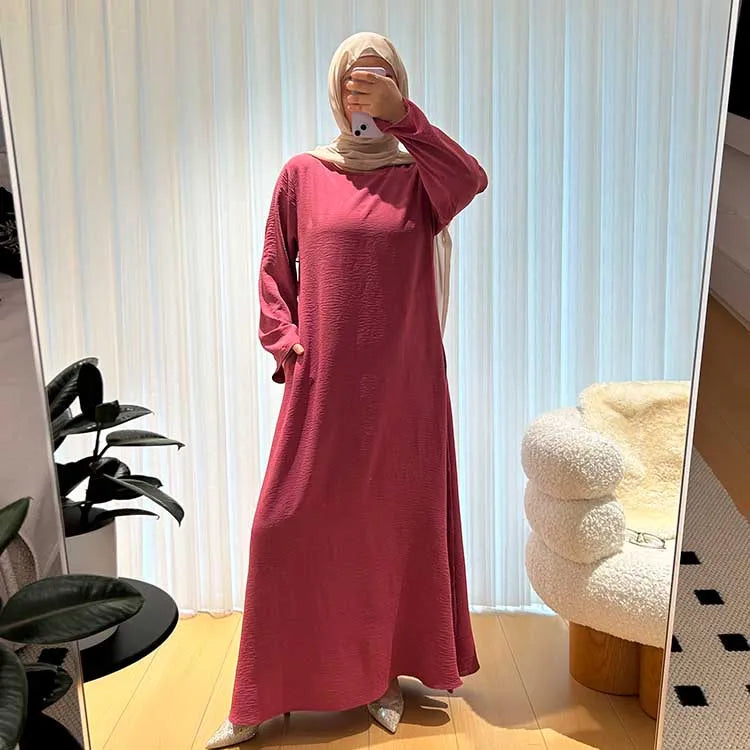 Muslim women's clothing abaya Middle East Dubai robe women's clothing oversized clothing women's long skirt MU-593