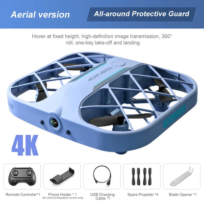 New JJRC H107/H36 8K shooting mini drone quadcopter children remote control toys intelligent obstacle avoidance helicopter