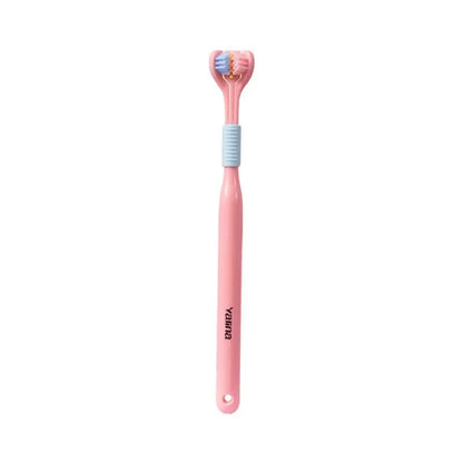 Three Sided Soft Hair Tooth Toothbrush Adult Children Toothbrush Ultra Fine Soft Bristle Oral Care Safety Teeth Brush Cleaner