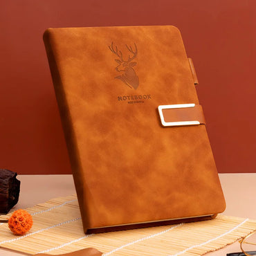 360 Sheets Business Notebook Buckle Notebook Multi Color Thickened A5 Leather Notebook Stationery Supplies