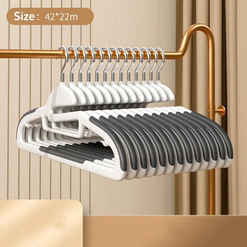 20/5 PCS Household Clothes Hanger Anti Slip Hanger Plastic Non Marking Anti Slip Hanger Clothing Rack Drying Rack for Clothes