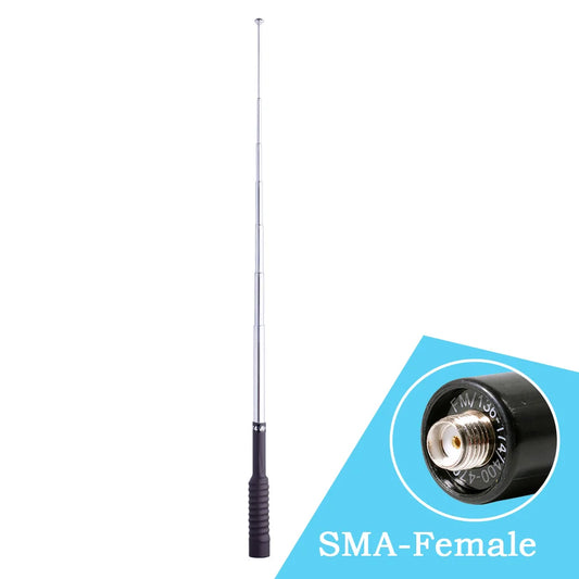 REVEX Telescopic BNC Radio Antenna for ICOM V8 V80 IC-V82 IC-U82 W32 IC-F3 F11 F14 F15 F16 Kenwood TK300 TK360 TK370 TK370G