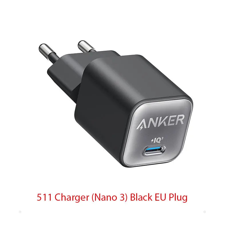 Anker USB C 30W 511 Pengecas (Nano 3) Pengecas Mudah Alih Tpye C Pengecas untuk iPhone 15/15 pro Pengecas Pantas untuk Pengecas iphone Galaxy 