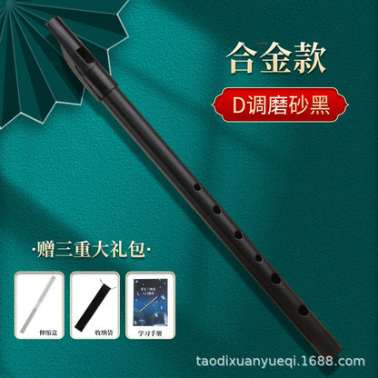 Irish Whistle Flute C Key D Key Ireland Tin Penny Whistle 34cm/30cm 6Hole Flute Instrument Portable Musical Instruments Beginner