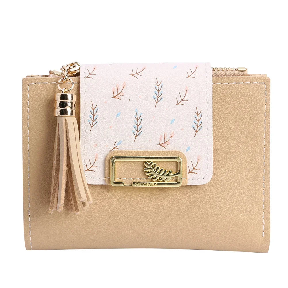 2023 Fashion Ultra-thin Wallet Short Wallet for Woman Mini Coin Purse Ladies Clutch Small Wallet Female Pu Leather Card Holder