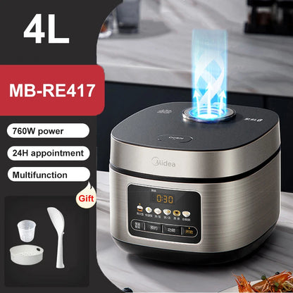 Midea 4L/5L Electric Rice Cooker Non-stick Household Multifunctional Electric Cooker Fully Automatic Kitchen Appliances