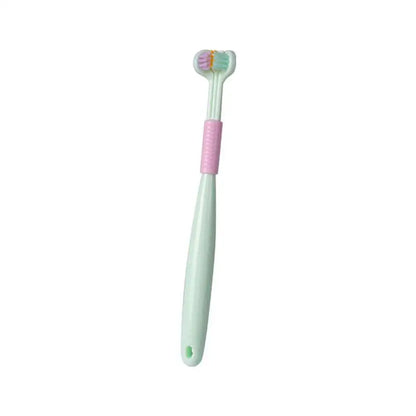 Three Sided Soft Hair Tooth Toothbrush Adult Children Toothbrush Ultra Fine Soft Bristle Oral Care Safety Teeth Brush Cleaner