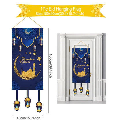 Bendera Gantung Ramadan Hiasan Ramadan 2024 Untuk Rumah Kareem Aid Eid Mubarak Muslim Islamic Festival Bekalan Pesta Aidilfitri 