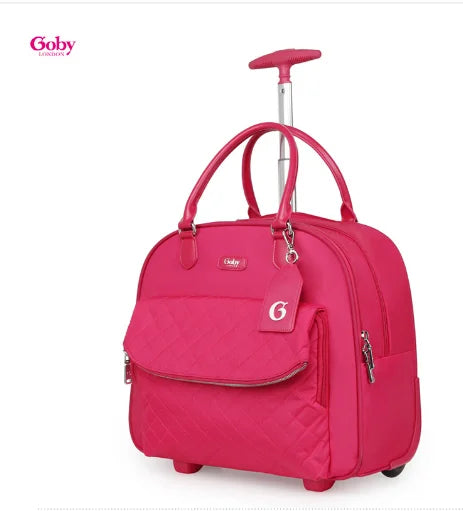 women Rolling luggage suitcase rolling Luggage bag  travel suitcase wheeled bag for Travel Trolley bag carry on hand luggage bag