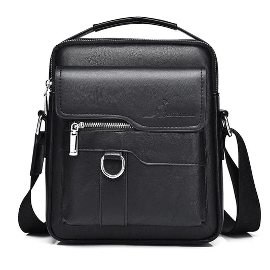 Luxury Brand Vintage Messenger Bag Men Leather Shoulder Bags For Men Small Crossbody Bag Male Side Bag Office Business Handbag