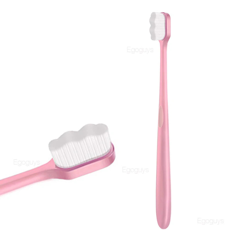 1PC Ultra-Fine Soft Bamboo Toothbrush Million Nano Bristle Tooth Brush Portable Travel Dental Oral Care Tool Teeth Deep Cleaning