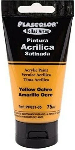 Pinturas Acrílicas para Manualidades y Uso Profesional, Colores, 75ML