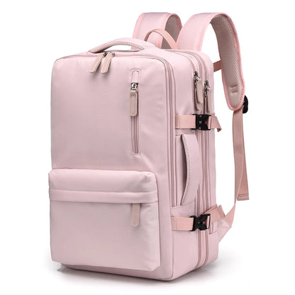 Beg Perjalanan Perjalanan 40x20x25 Kabin Beg Y2k Kalis Air Carryon Untuk Komputer Riba 15.6 Inci Berkualiti Tinggi Ryanair Dengan Sukan Pengecasan USB 
