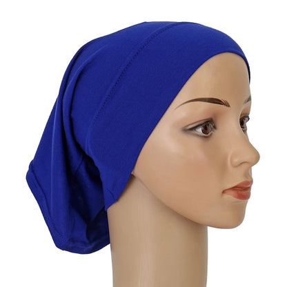 Ramadan Hijab Undercap Head Cover Instant Cotton Bonnet Hijabs for Women Muslim Turbans Inner Cap Turbante Muslim Women Hijab