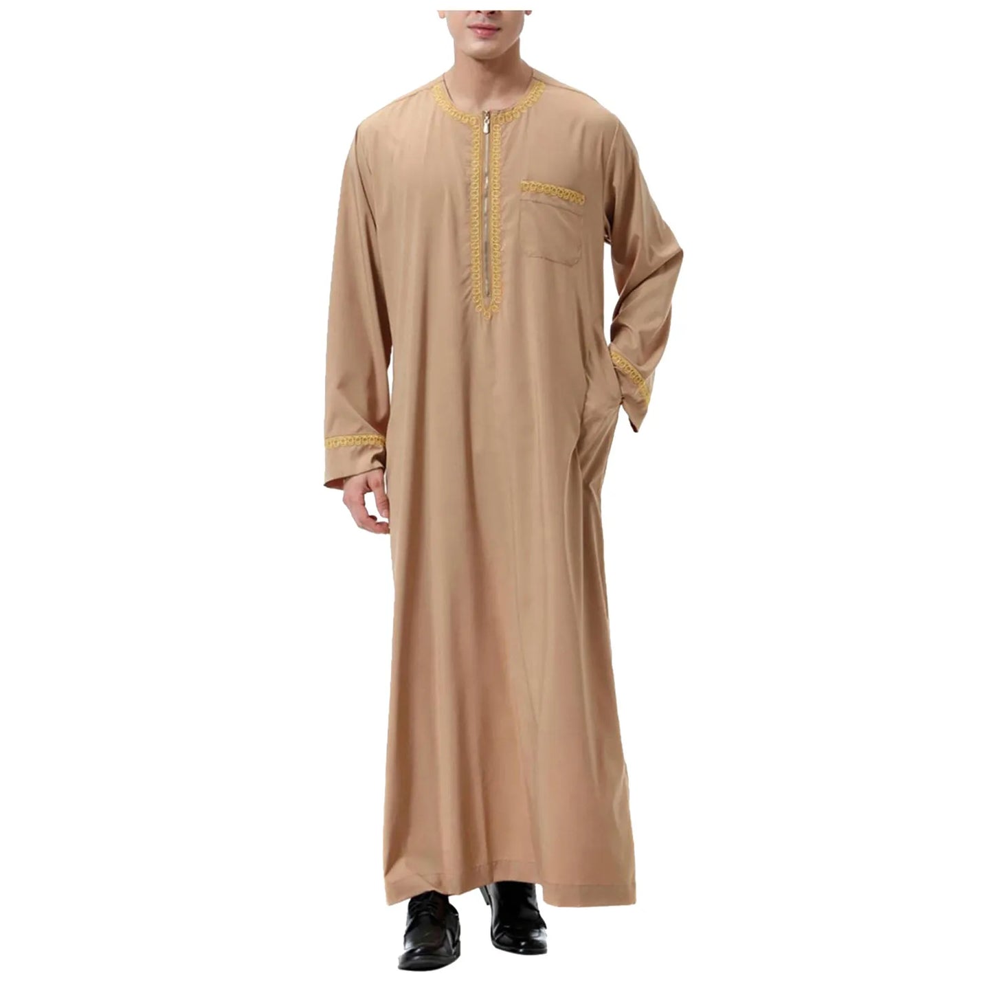 Abaya Muslim Men Abaya Islam Dresses Fashion Kaftan Pakistan Caftan Saudi Arabia Jubba Thobe Moroccan Dubai Luxury Muslim Abaya