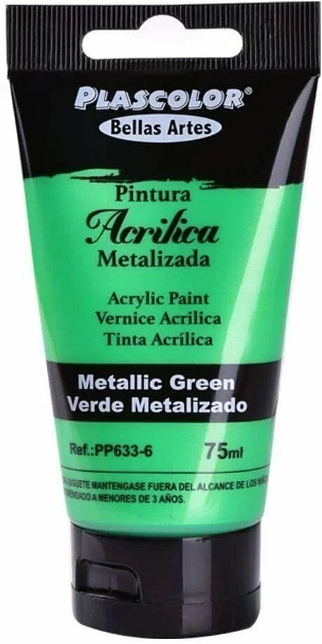 Pinturas Acrílicas para Manualidades y Uso Profesional, Colores, 75ML