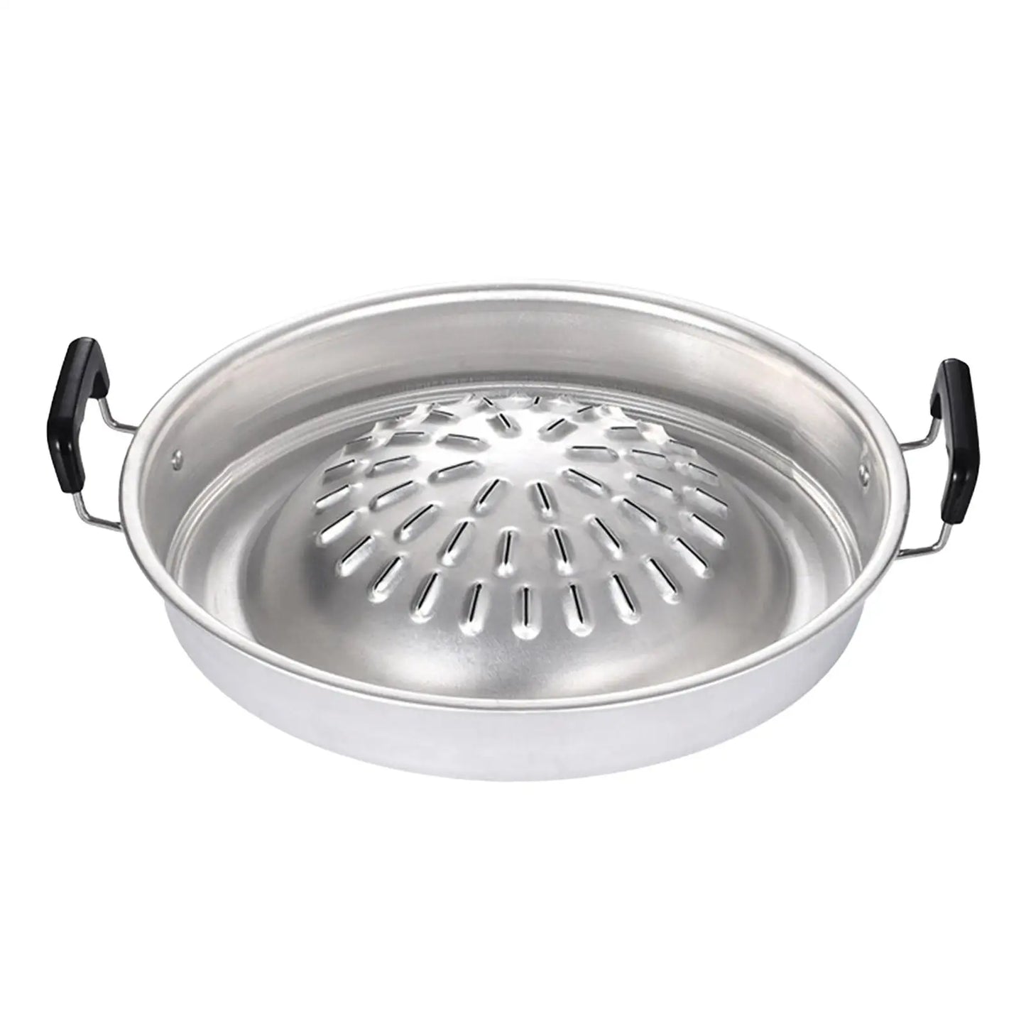 Camping Stove Grill Pan Picnic Round Indoor Outdoor 2in1 Cooking Meat Nonstick Roasting Pan Bbq Grill Pan Aluminum Grill Pan