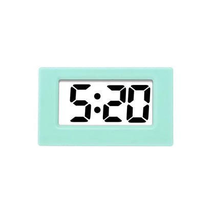 Jam kereta mini jam elektronik jam sisi katil jam hadiah jam segi tiga kecil desktop mini jam meja kecil mudah alih 