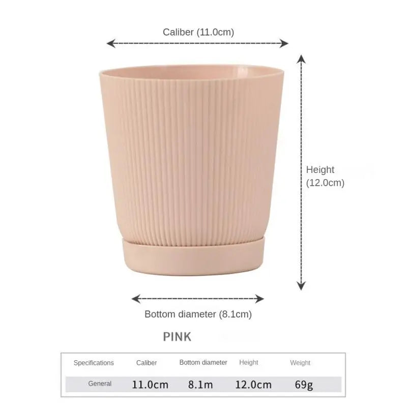 Detachable Bottom Flower Pot Lightweight Material Light Blue Home Supplies Breathable Flower Pot Breathable Flowerpot