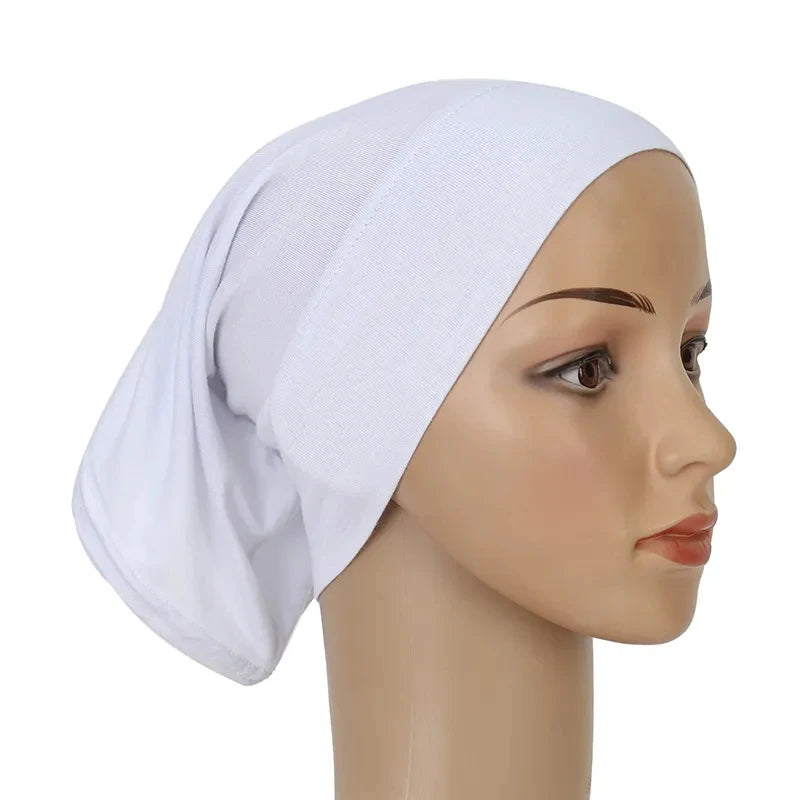 Ramadan Hijab Undercap Head Cover Instant Cotton Bonnet Hijabs for Women Muslim Turbans Inner Cap Turbante Muslim Women Hijab