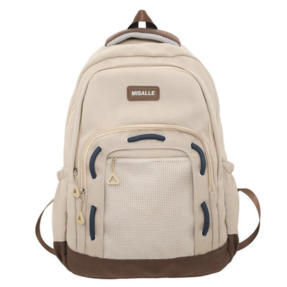 Fashion Backpack Women Large Capacity Waterproof Laptop Backpack Unisex College School Bags Trendy Cool Netbag Travel Book Bags