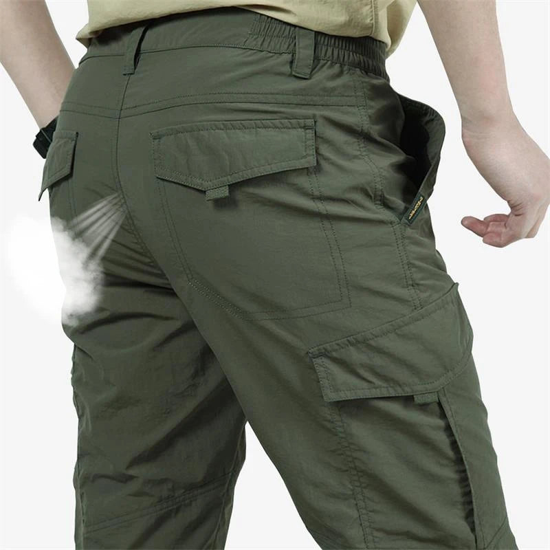 Men's Urban Lightweight Tactical Pant Summer Breathable Casual Army Military Long Trousers Male Waterproof Quick Dry Cargo Pants