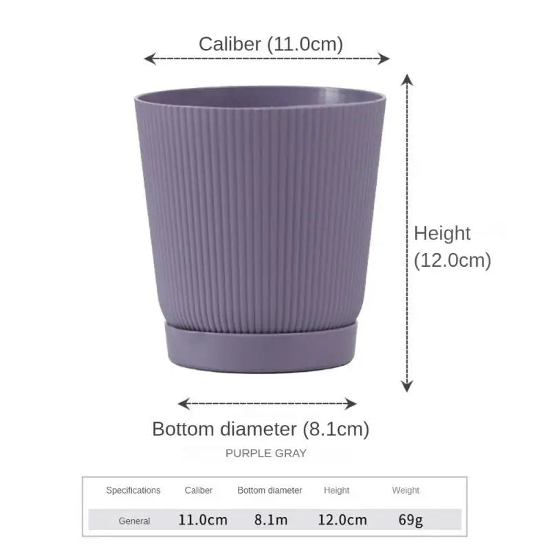 Detachable Bottom Flower Pot Lightweight Material Light Blue Home Supplies Breathable Flower Pot Breathable Flowerpot