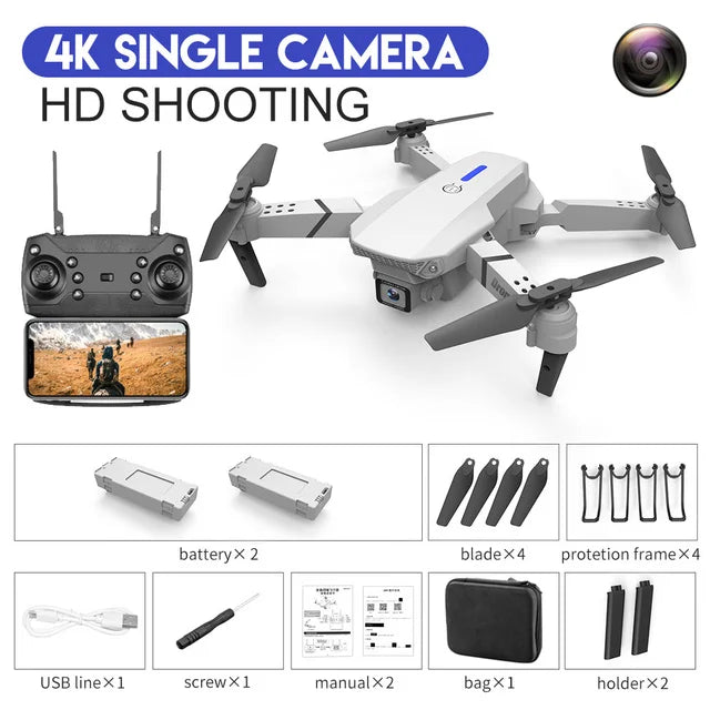 M12 Drones for Kids Mini Drone with Camera for Adults 4K HD Dron Simulators Cool Stuff WIFI FPV Beginner Toy Gifts Track Flight